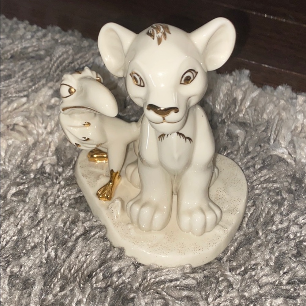 Simba and Zazu disney lenox collection